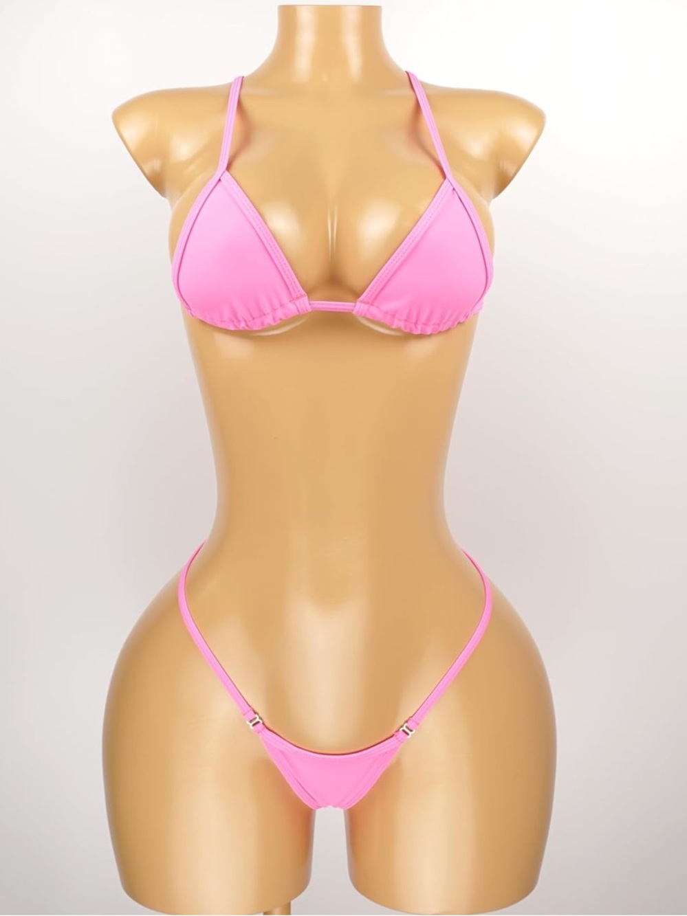 Pink micro bikini swimsuit